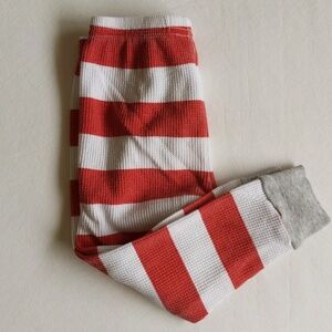 carter's striped thermal waffle knit pajama bottoms 18 months baby unisex